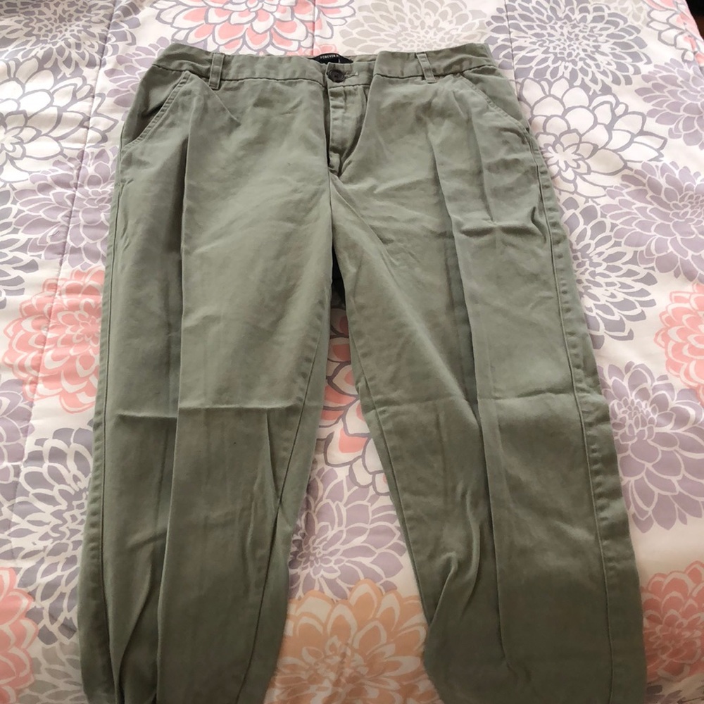 Forever 21 high-waisted trouser pants ✨